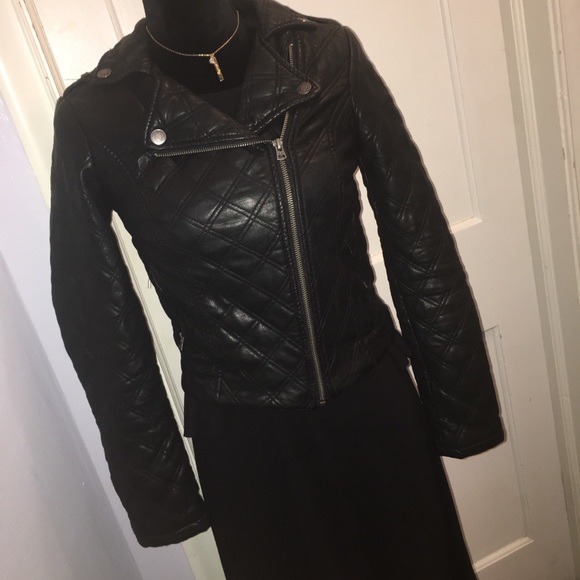 Faux Leather Biker Jacket 💋 - Picture 2 of 6